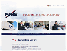 Tablet Screenshot of fkg-galva.de